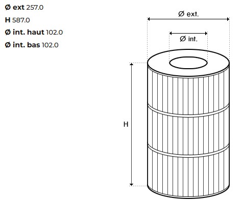 dimensions-cartouche-cx150xre-hayward