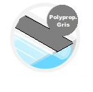Polypropylène  gris