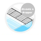 Alvéolé à drapper