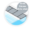 Grès Céram gris clair