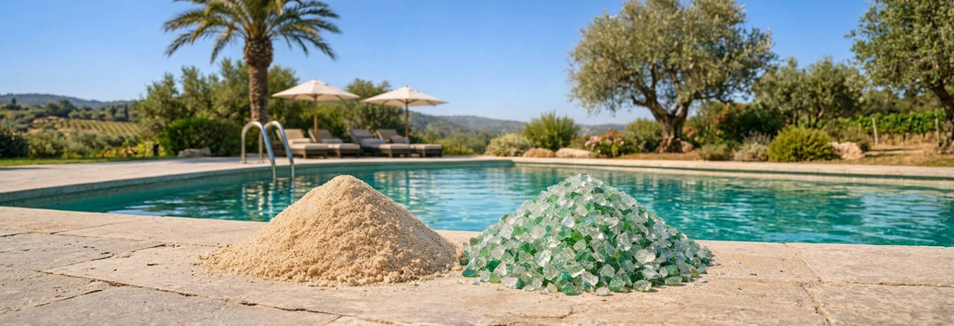 Sable VS verre filtrant : Lequel choisir pour votre piscine ?